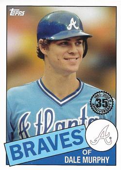 2020 Topps - 1985 Topps Baseball 35th Anniversary (Series One) #85-8 Dale Murphy Front