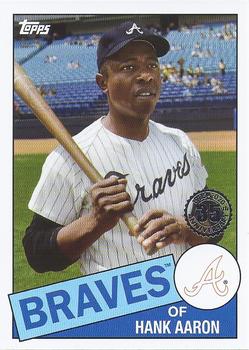 2020 Topps - 1985 Topps Baseball 35th Anniversary (Series One) #85-9 Hank Aaron Front