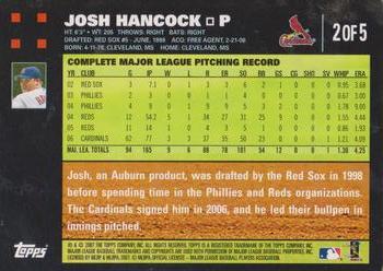 2007 Topps - St. Louis Cardinals #2 Josh Hancock Back