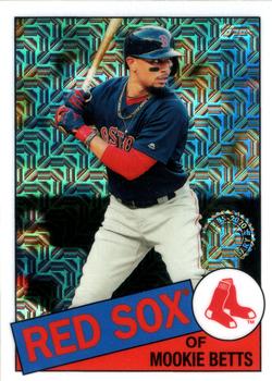 2020 Topps - 1985 Topps Baseball 35th Anniversary Chrome Silver Pack (Series One) #85C-7 Mookie Betts Front