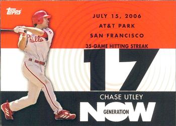 2007 Topps - Generation Now #GN67 Chase Utley Front