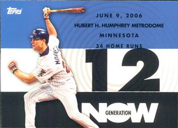 2007 Topps - Generation Now #GN128 Justin Morneau Front