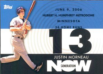 2007 Topps - Generation Now #GN129 Justin Morneau Front