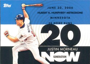2007 Topps - Generation Now #GN136 Justin Morneau Front