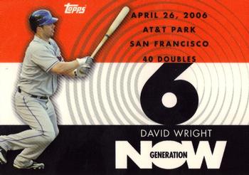 2007 Topps - Generation Now #GN152 David Wright Front