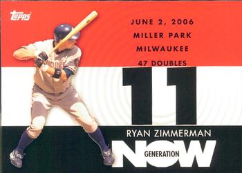 2007 Topps - Generation Now #GN229 Ryan Zimmerman Front