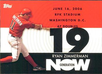 2007 Topps - Generation Now #GN237 Ryan Zimmerman Front