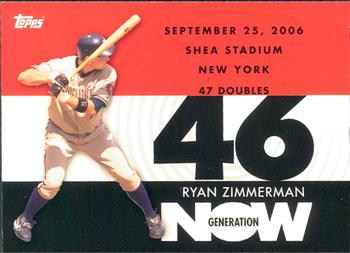2007 Topps - Generation Now #GN264 Ryan Zimmerman Front