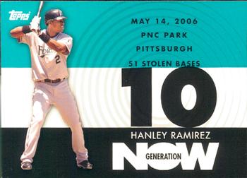 2007 Topps - Generation Now #GN308 Hanley Ramirez Front