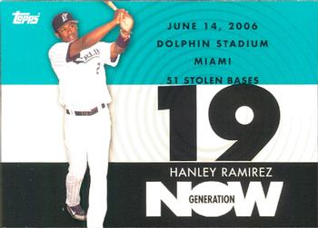 2007 Topps - Generation Now #GN317 Hanley Ramirez Front