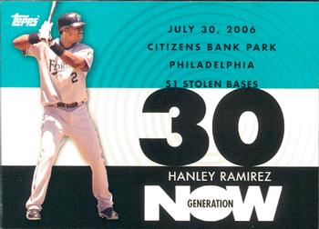 2007 Topps - Generation Now #GN328 Hanley Ramirez Front