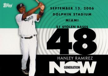 2007 Topps - Generation Now #GN346 Hanley Ramirez Front