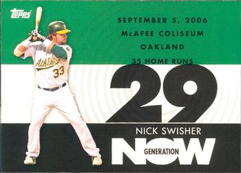 2007 Topps - Generation Now #GN388 Nick Swisher Front