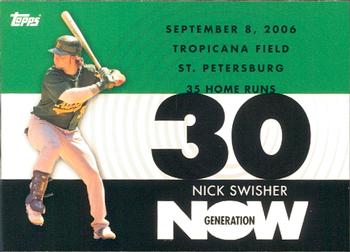 2007 Topps - Generation Now #GN389 Nick Swisher Front