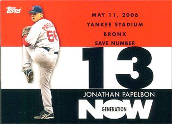 2007 Topps - Generation Now #GN493 Jonathan Papelbon Front