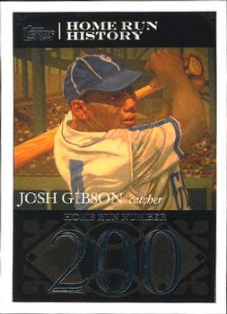 2007 Topps - Josh Gibson Home Run History #JG28 Josh Gibson Front