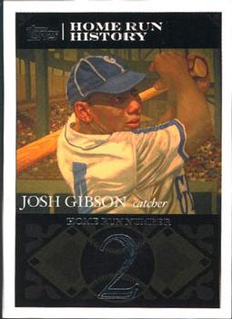 2007 Topps - Josh Gibson Home Run History #JG2 Josh Gibson Front