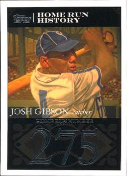 2007 Topps - Josh Gibson Home Run History #JG37 Josh Gibson Front