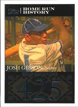 2007 Topps - Josh Gibson Home Run History #JG55 Josh Gibson Front