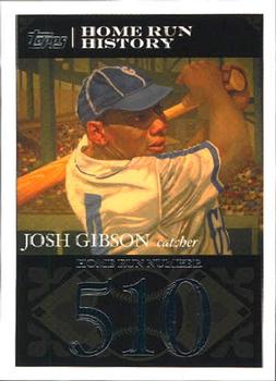2007 Topps - Josh Gibson Home Run History #JG65 Josh Gibson Front