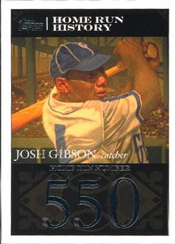 2007 Topps - Josh Gibson Home Run History #JG70 Josh Gibson Front