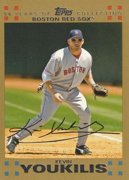 2007 Topps - Gold #475 Kevin Youkilis Front