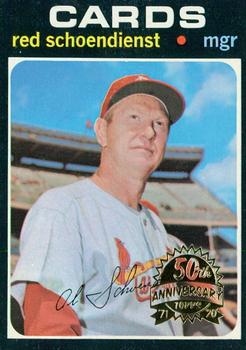 2020 Topps Heritage - 50th Anniversary Buybacks #239 Red Schoendienst Front
