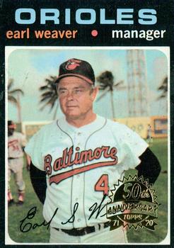 2020 Topps Heritage - 50th Anniversary Buybacks #477 Earl Weaver Front