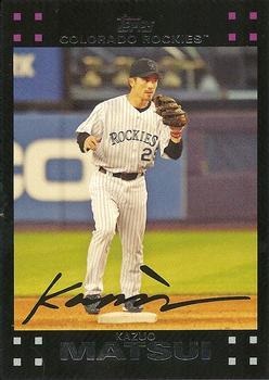 2007 Topps - Red Back #210 Kazuo Matsui Front