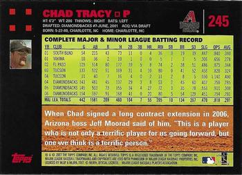 2007 Topps - Red Back #245 Chad Tracy Back