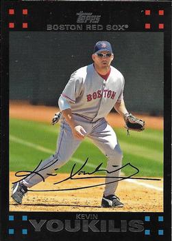2007 Topps - Red Back #475 Kevin Youkilis Front