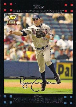 2007 Topps - Red Back #600 Ryan Zimmerman Front