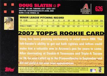 2007 Topps - Red Back #626 Doug Slaten Back