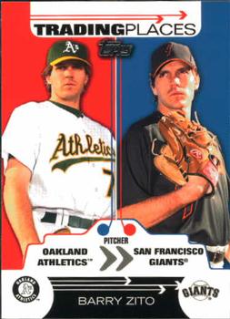 2007 Topps - Trading Places #TP10 Barry Zito Front