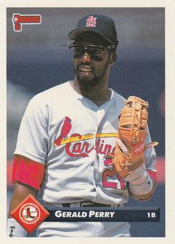 1993 Donruss #468 Gerald Perry Front