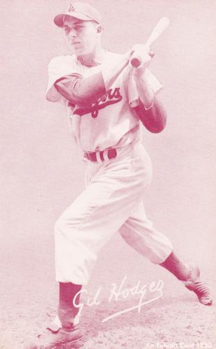 1980 Exhibit - Red #NNO Gil Hodges Front