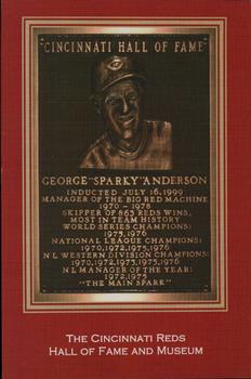 2002 Cincinnati Reds Hall of Fame and Museum Postcards #NNO Sparky Anderson Front