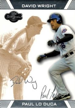 2007 Topps Co-Signers - Gold #61 Paul Lo Duca / David Wright Front