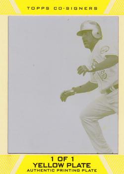 2007 Topps Co-Signers - Printing Plates Yellow #61 Paul Lo Duca Front