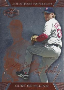 2007 Topps Co-Signers - Silver Bronze #19 Curt Schilling / Johnathan Papelbon Front