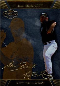 2007 Topps Co-Signers - Silver Gold #90 Roy Halladay / A.J. Burnett Front