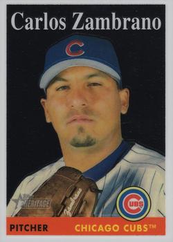 2007 Topps Heritage - Chrome #THC97 Carlos Zambrano Front