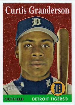 2007 Topps Heritage - Chrome #THC49 Curtis Granderson Front