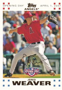 2007 Topps Opening Day - Gold #51 Jered Weaver Front