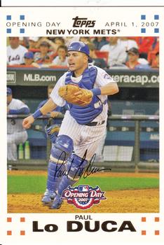 2007 Topps Opening Day - Gold #156 Paul Lo Duca Front