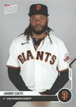 2020 Topps Now Road to Opening Day San Francisco Giants #OD-445 Johnny Cueto Front