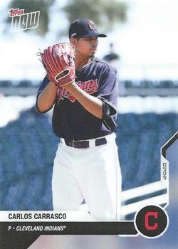 2020 Topps Now Road to Opening Day Cleveland Indians #OD-100 Carlos Carrasco Front