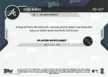 2020 Topps Now Road to Opening Day Atlanta Braves #OD-227 Ozzie Albies Back