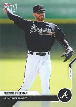 2020 Topps Now Road to Opening Day Atlanta Braves #OD-228 Freddie Freeman Front