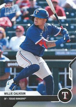 2020 Topps Now Road to Opening Day Texas Rangers #OD-213 Willie Calhoun Front